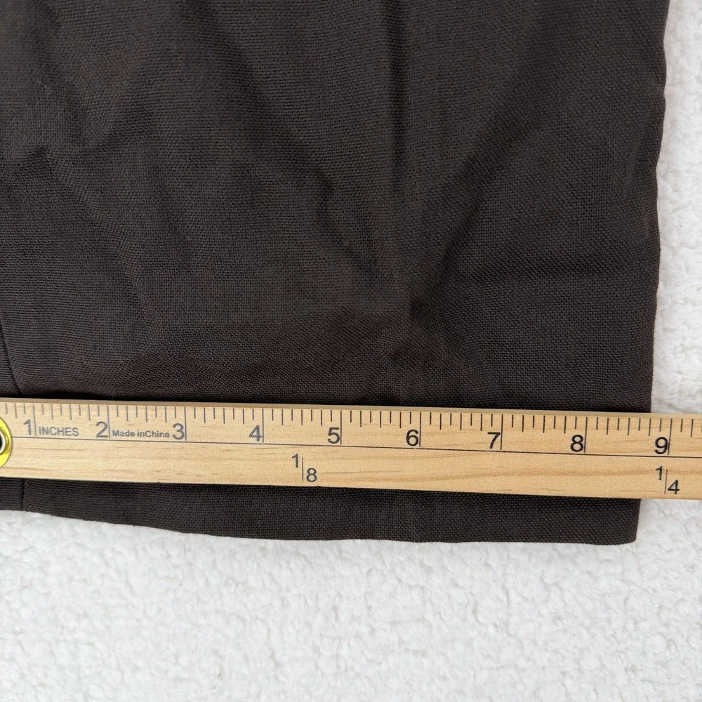 Vintage Levis Panatela Pants Mens 34x30 Brown Dress Slacks Polyester 70s (34x27)